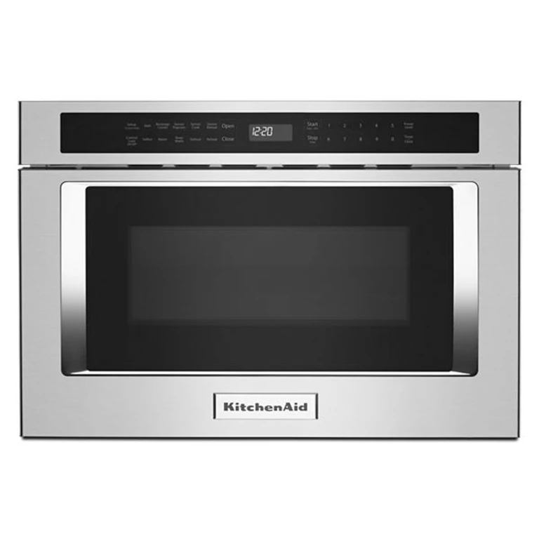 24" Under-Counter Microwave Oven Drawer in Steel