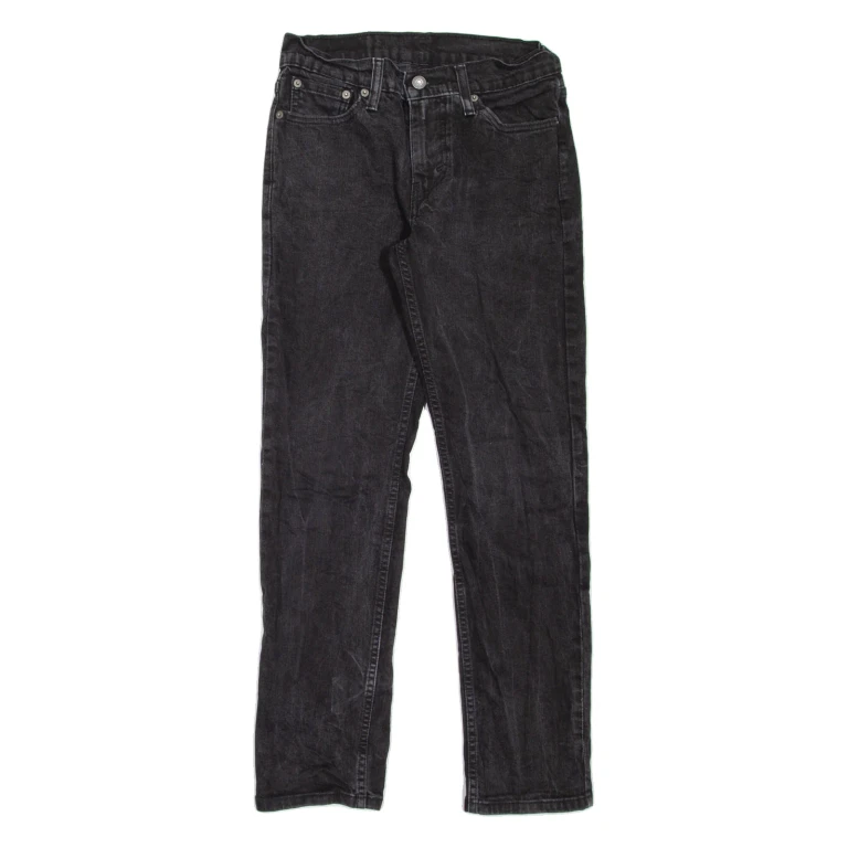LEVI'S 511 Jeans Mens Black Slim Straight W28 L30