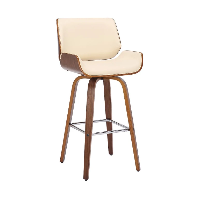 Tyler Cream Swivel Bar Stool