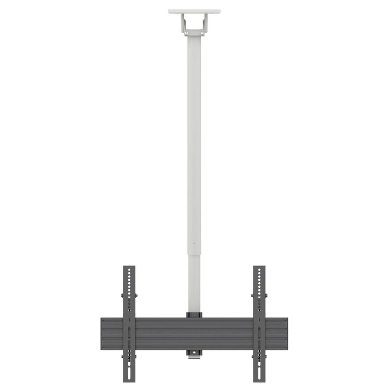 Kanto CM600 Height Adjustable Hanging Ceiling TV Mount for 37" - 70" TVs, White