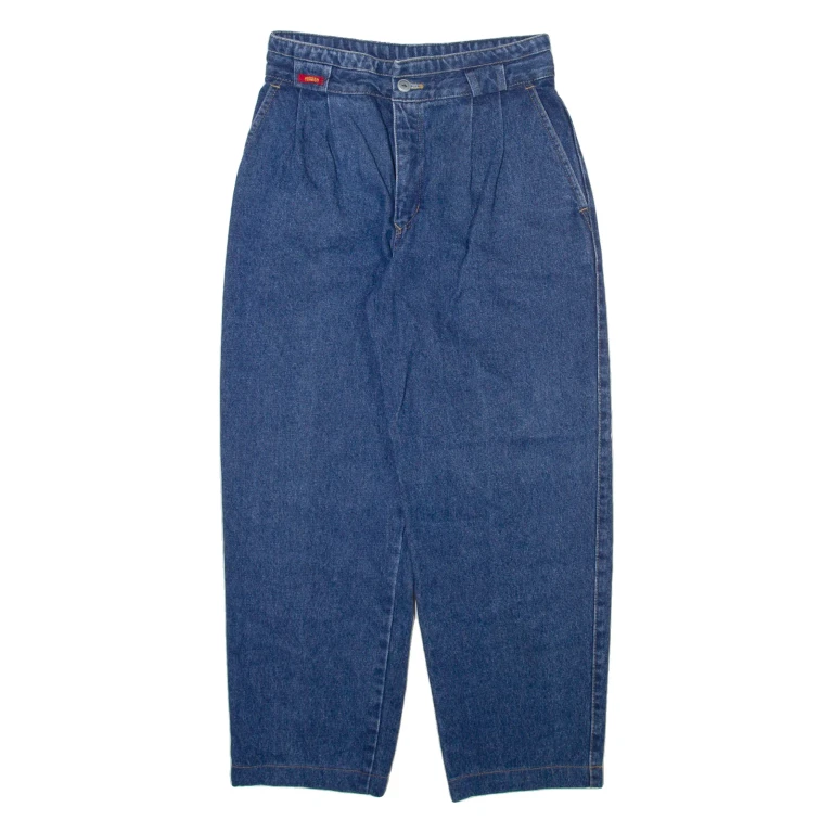 PIONEER Womens Jeans Blue Relaxed Tapered W26 L26