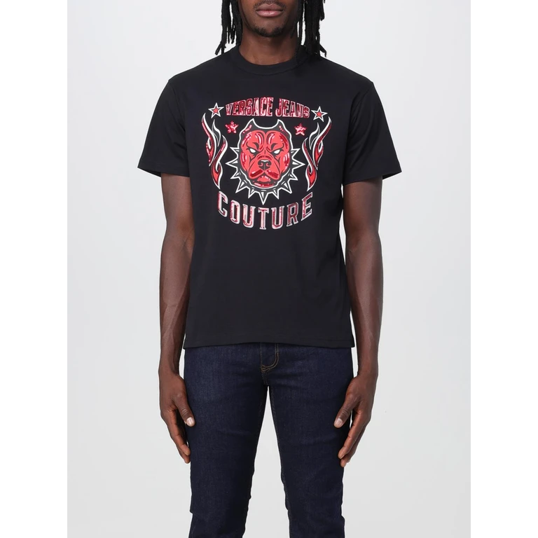 T-Shirt Men color Black (75GAHE0475UP601899)