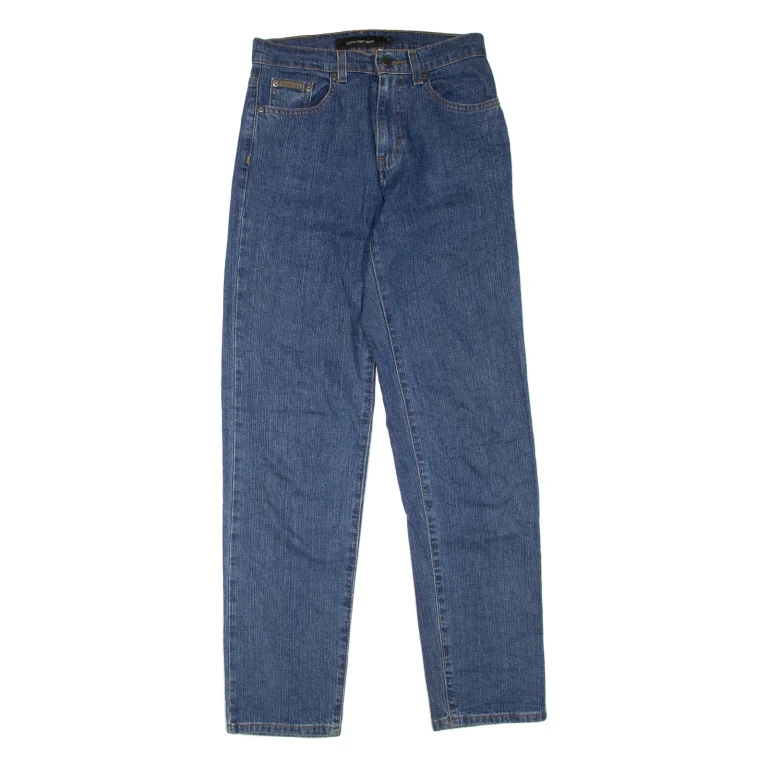 CALVIN KLEIN JEANS Womens Jeans Blue Regular Straight W26 L33