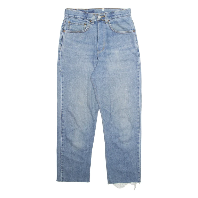 LEVI'S Womens Jeans Blue Regular Straight W28 L25