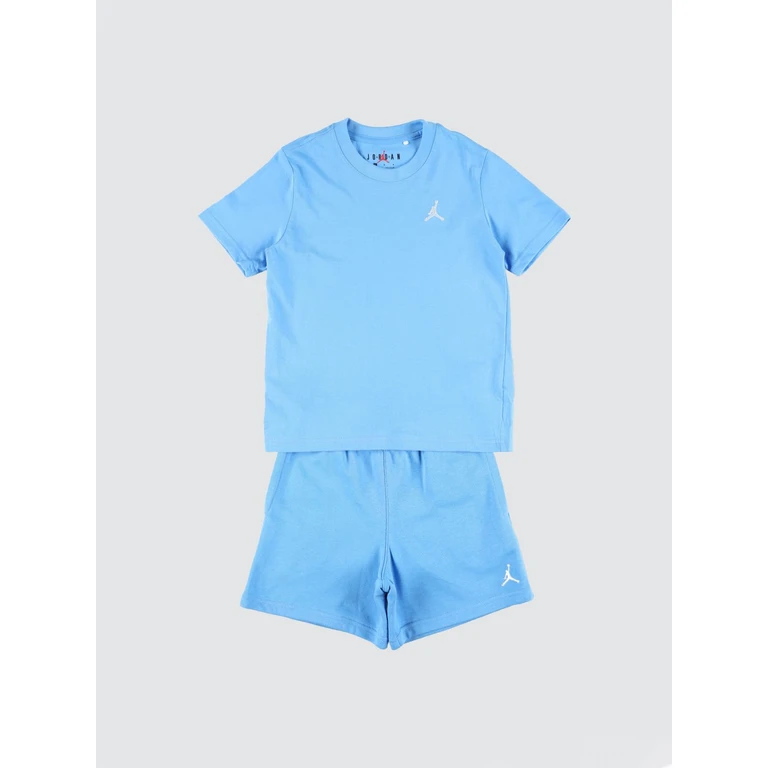 Boy's 2-Piece T-shirt and Shorts Set with Contrast Logo (85D979B9F)