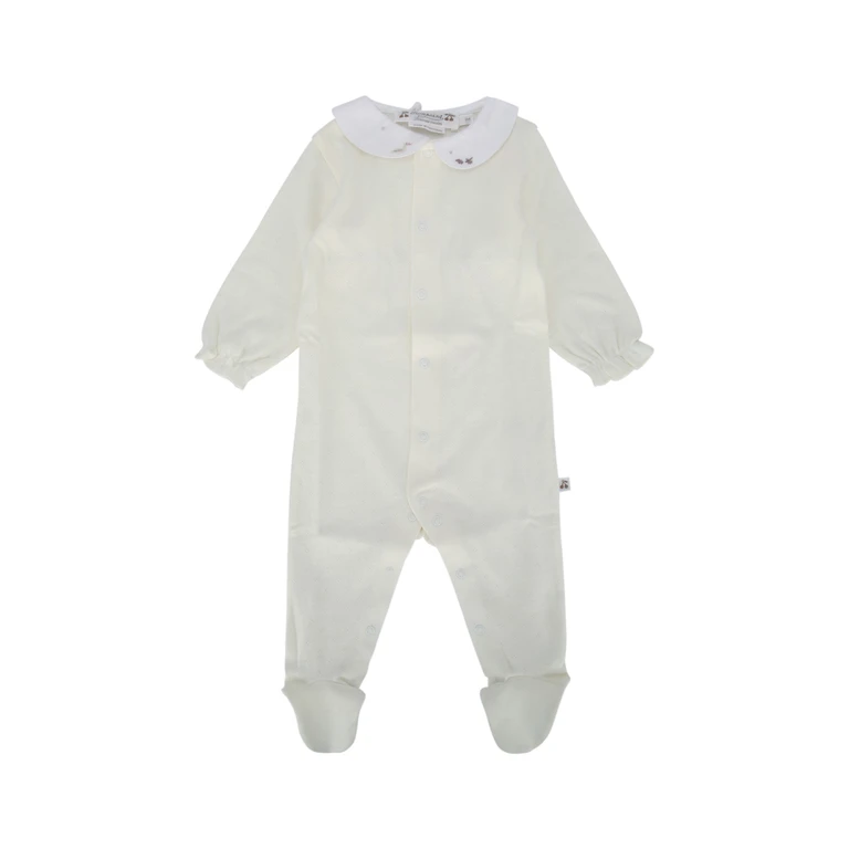 Bonpoint Beachwear And Underwear Cream Coton Biologique Tute
