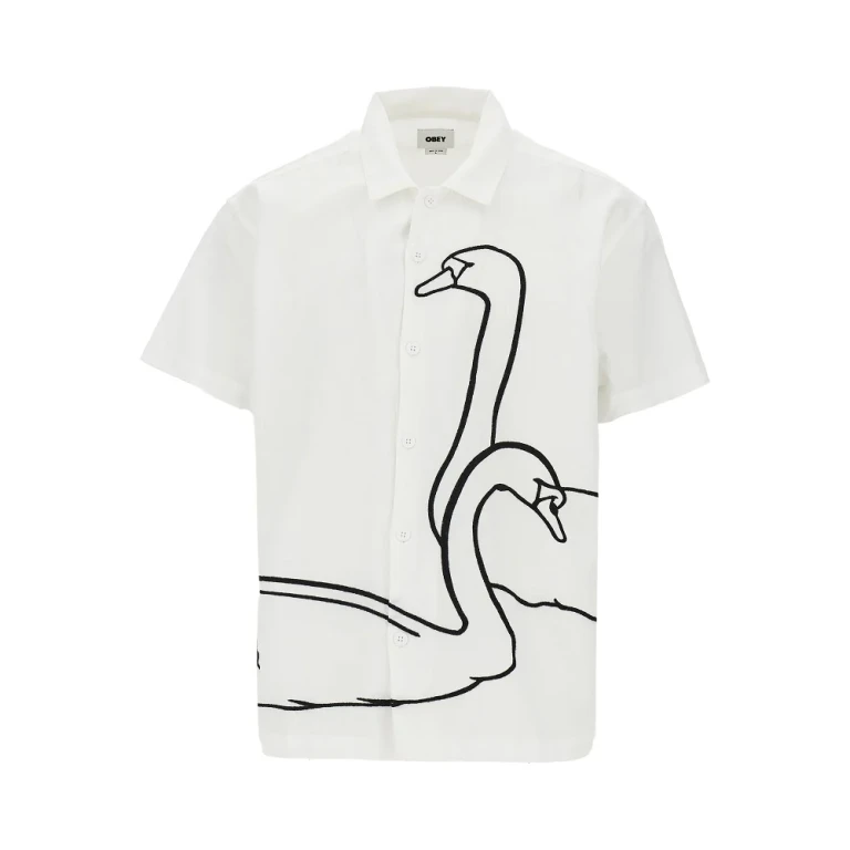 OBEY 'Cliff' embroidered shirt Man M