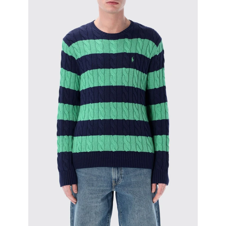 Sweater Men color Green (710B13897002)