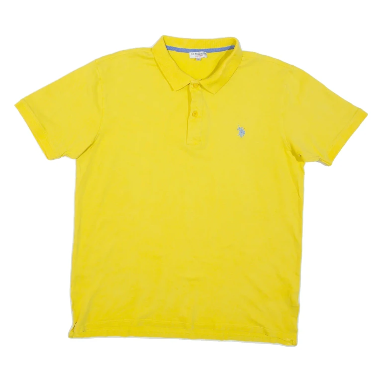 U.S. POLO ASSN Mens Polo Shirt Yellow XL