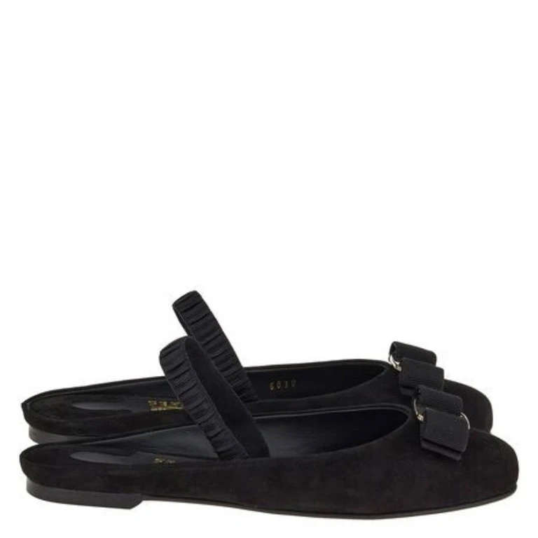 Ferragamo Varina Slingback Ballet Flats, Size 7 C