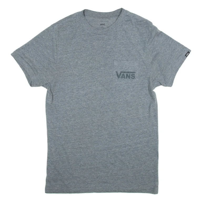 VANS Custom Fit Mens T-Shirt Grey S
