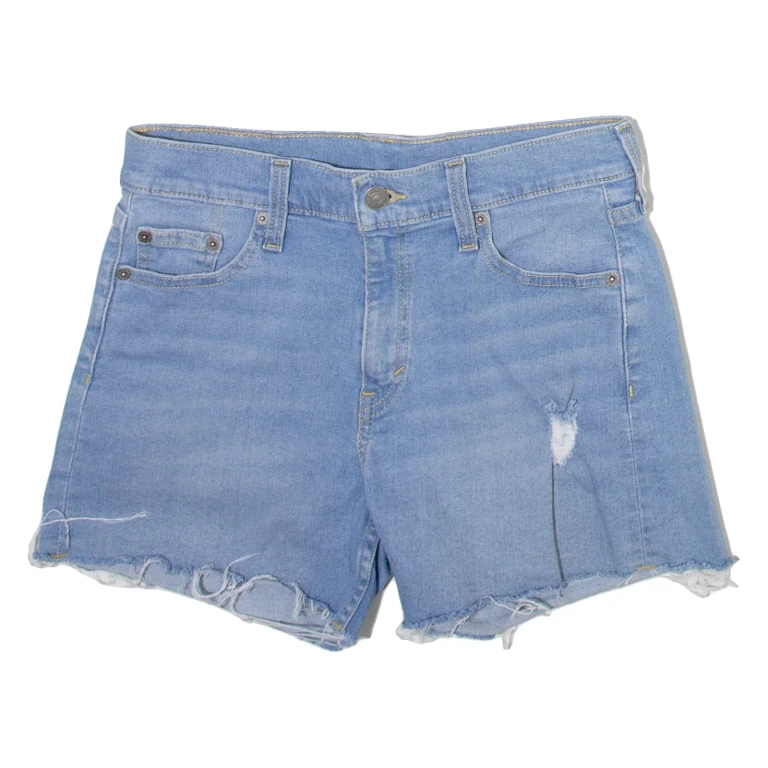 LEVI'S Womens Denim Shorts Blue S W28