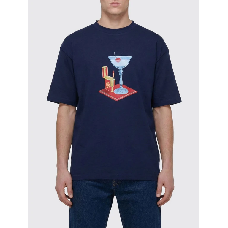 DRÔLE DE MONSIEUR T-Shirt Men color Blue (JTS291CO002NY)