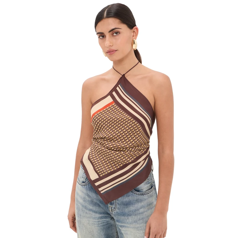 SIR. Cooper Scarf Top Linnea One Size