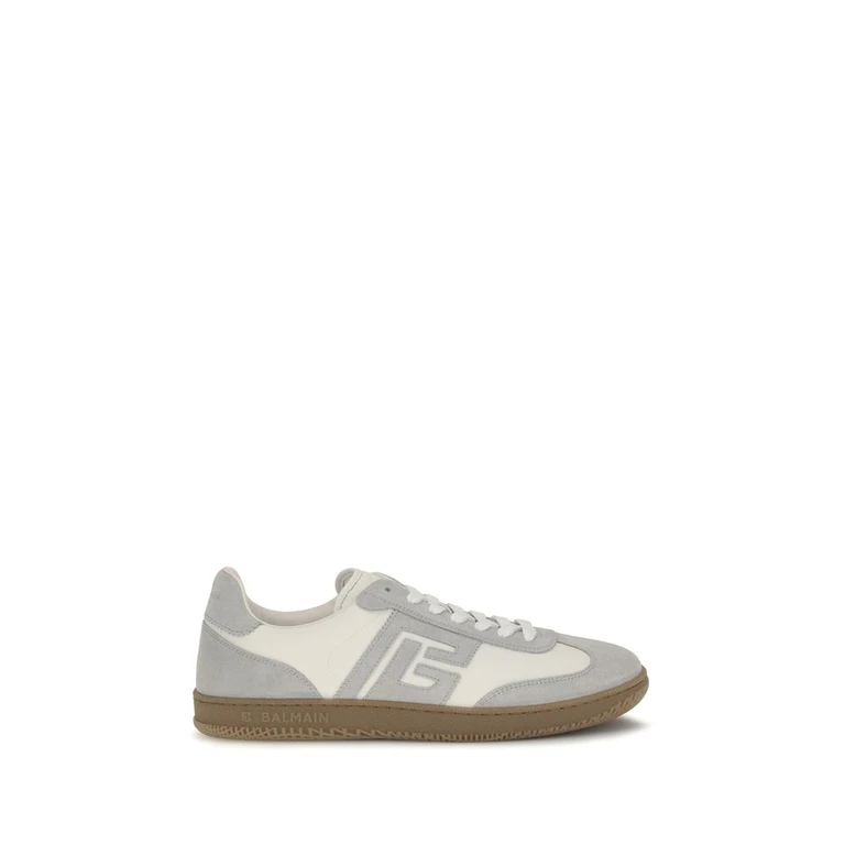 White Calf Leather Bos Taurus Athletic Sneakers - Men