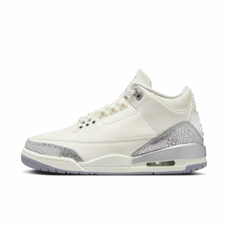 Women's Retro 3 'Sail Cement Grey ' Sneakers