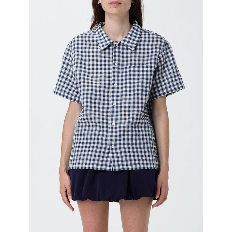 Shirt Woman color Blue (UDSH6A105BLUE)