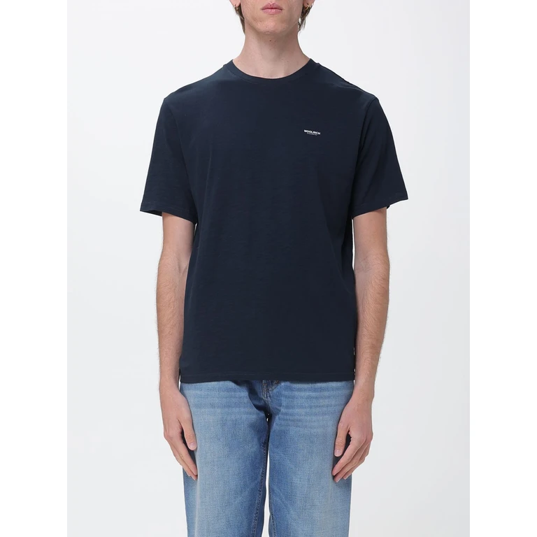 Crew-Neck Cotton T-Shirt with Contrast Logo Print (CFWOTE2013MRUT40613989)