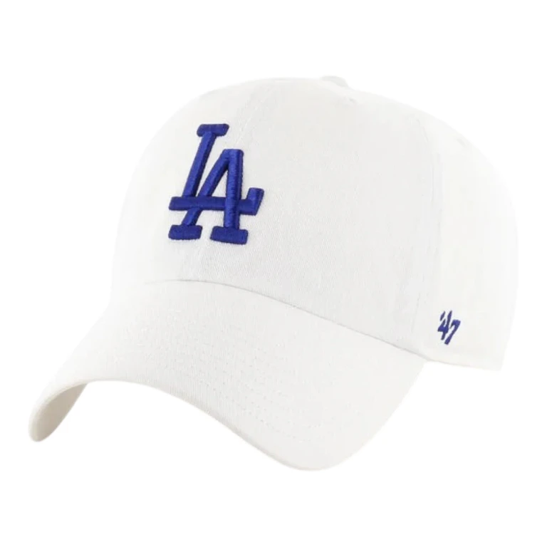 Clean Up Los Angeles Dodgers Strapback Hat - White Adjustable Cap