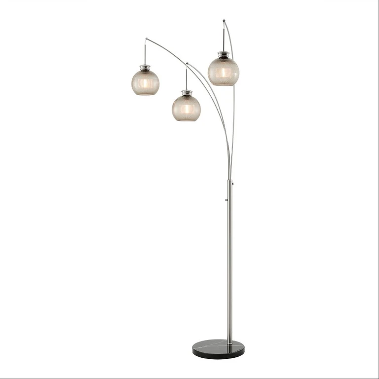 Philis Brushed Nickle Floor Lamp