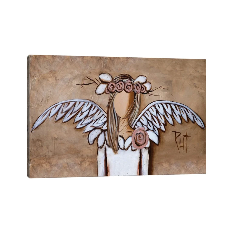 Rosy by Ruth's Angels - Canvas Gallery Wrap
