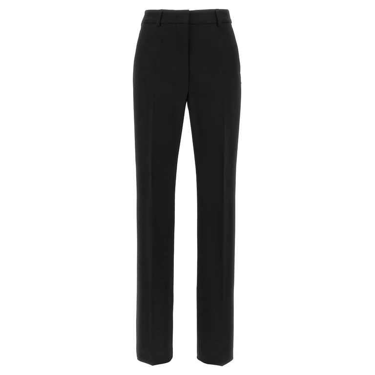 Sportmax Black Viscose Casual Pants - Women