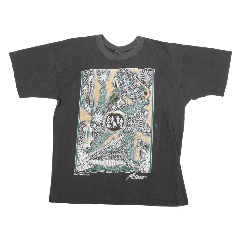 CHURINGA AUSTRALIA Womens T-Shirt Grey M