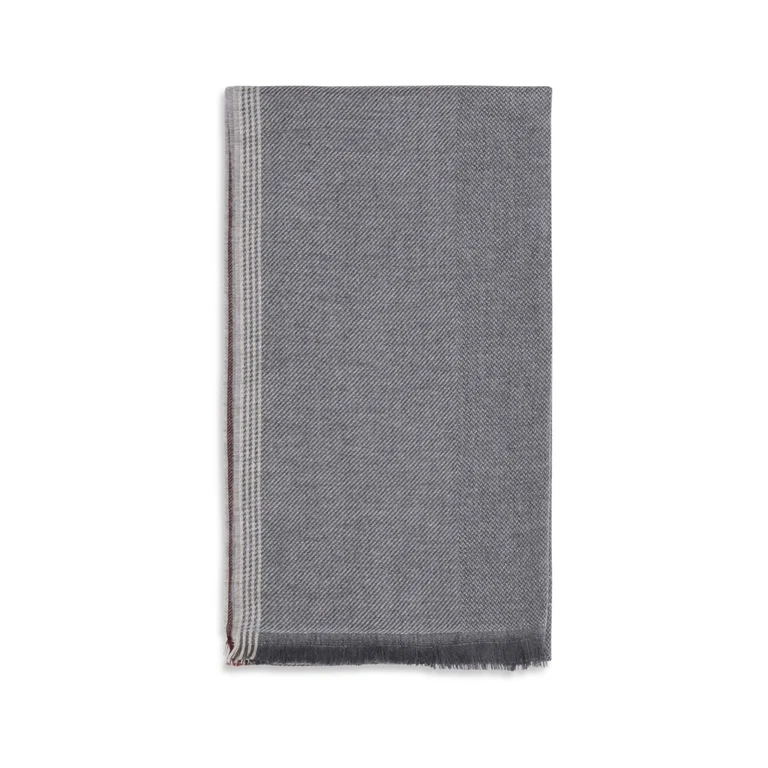 Brunello Cucinelli Gray Cashmere Scarf - Men