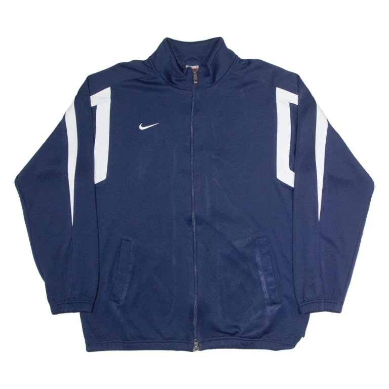 NIKE Mens Track Jacket Blue XL