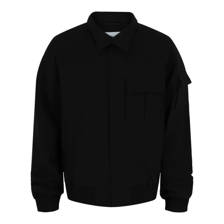 Cropped Bomber Jacket