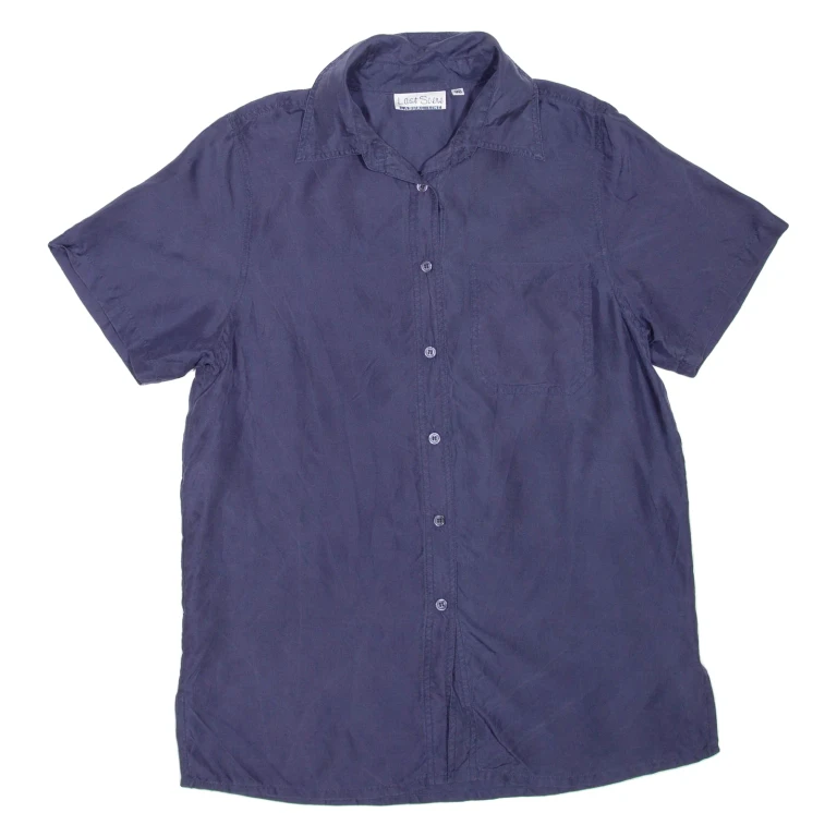 LAST SCENE Womens Shirt Blue Collared M