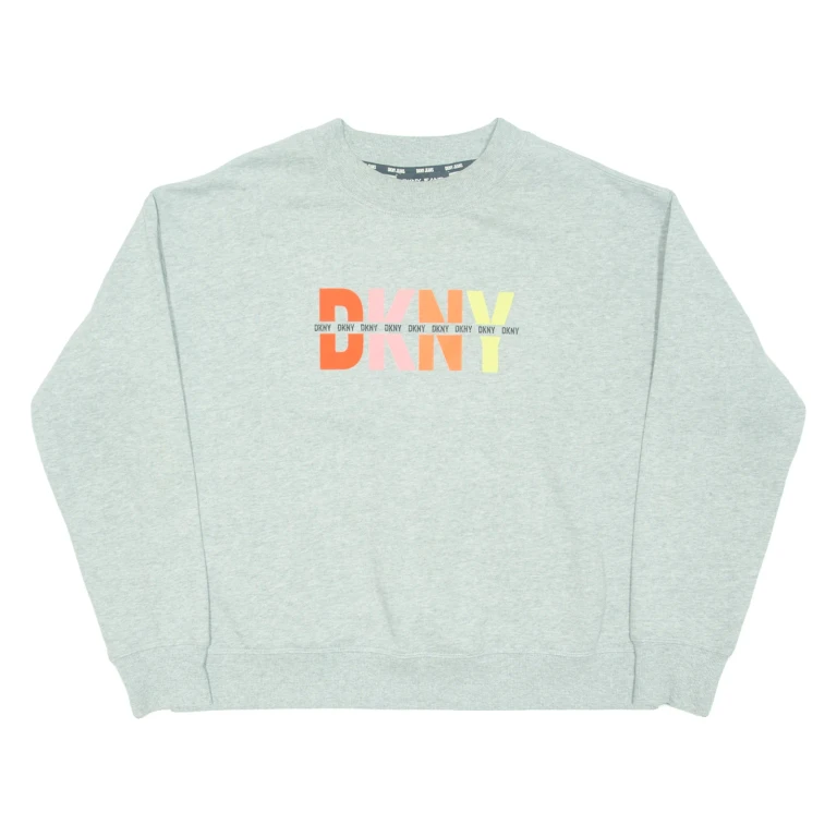 DKNY Dkny Jeans Womens Sweatshirt Grey M