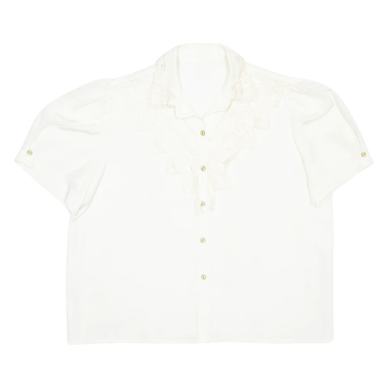 Womens Blouse Cream XL