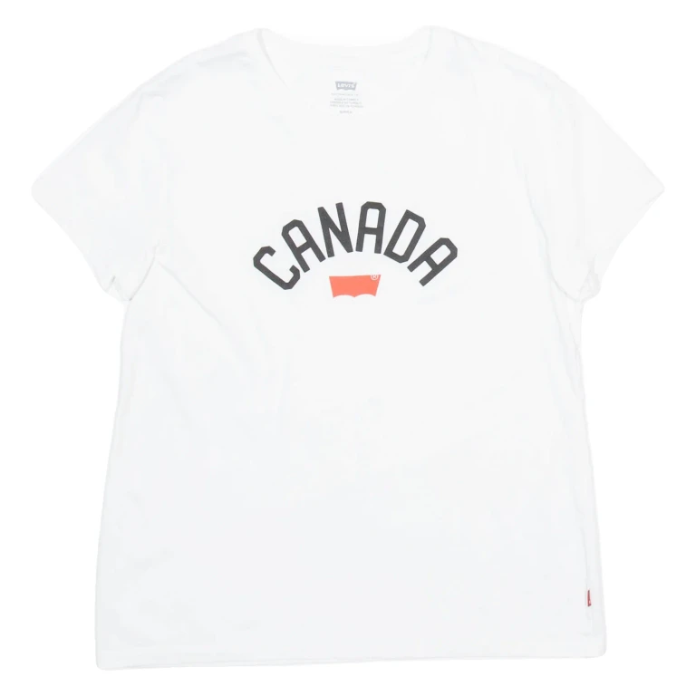 LEVI'S Womens T-Shirt White S