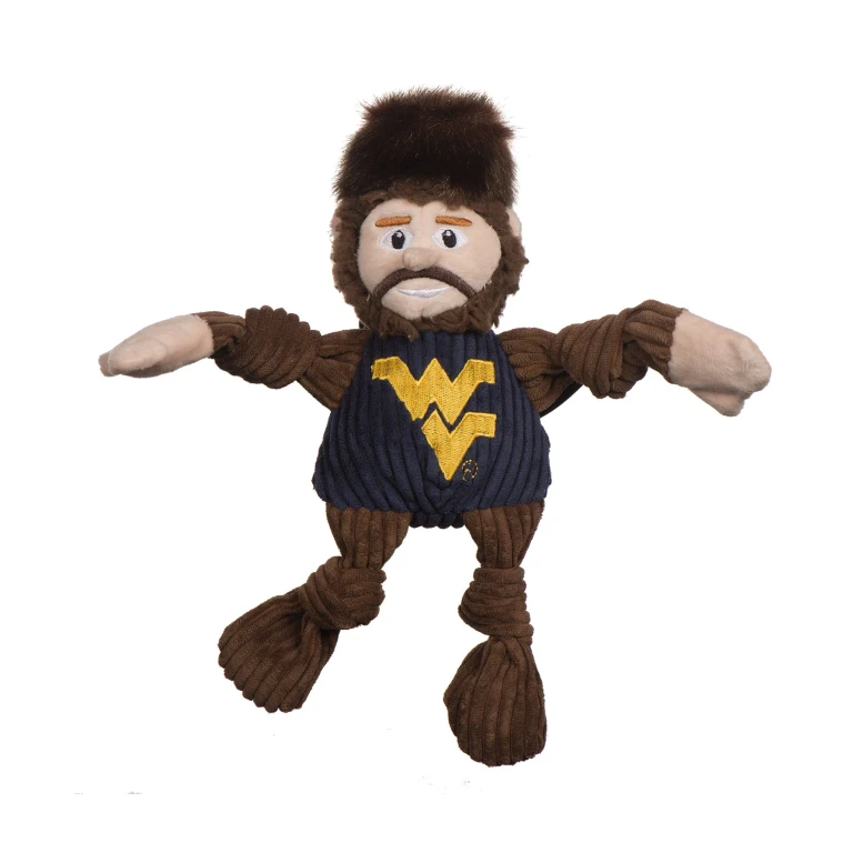 NCAA West Virginia University, Mountaineer Knottie Plush Dog Toy