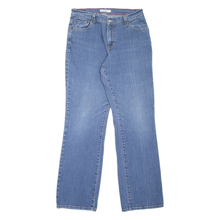LEVI'S 550 Womens Jeans Blue Relaxed Bootcut Stone Wash W30 L32