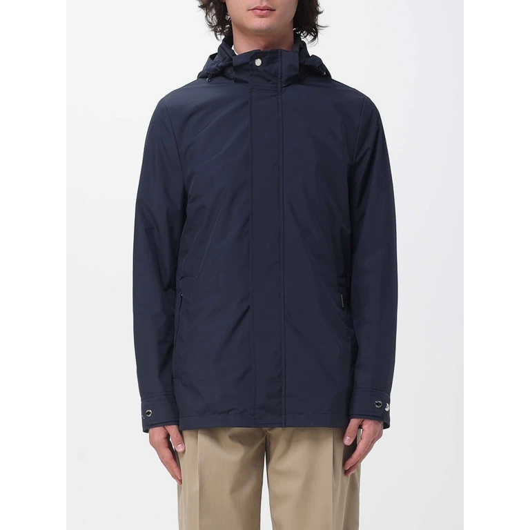 Coat Men color Blue (MOUGI101239U0498)