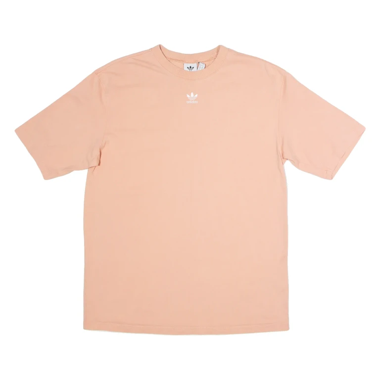 ADIDAS ORIGINALS Womens T-Shirt Pink Crew Neck UK 8