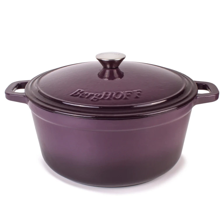 Neo Cast Iron 7qt. Round Dutch Oven 11" with Lid, Purple