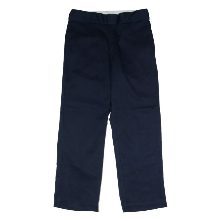 DICKIES Workwear Mens Twill Trousers Blue Regular Straight W32 L30