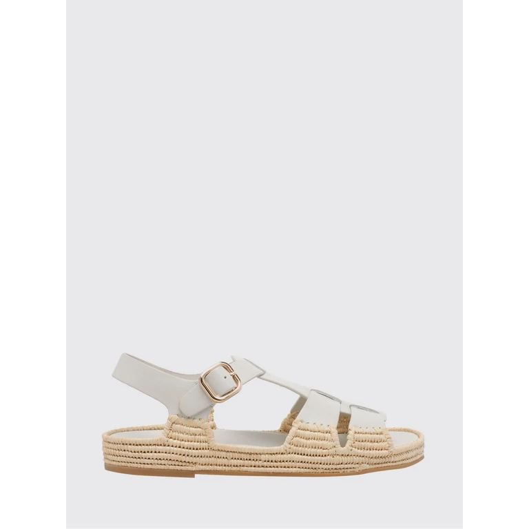 Heeled Sandal Woman color White (2605OFFWHITE)