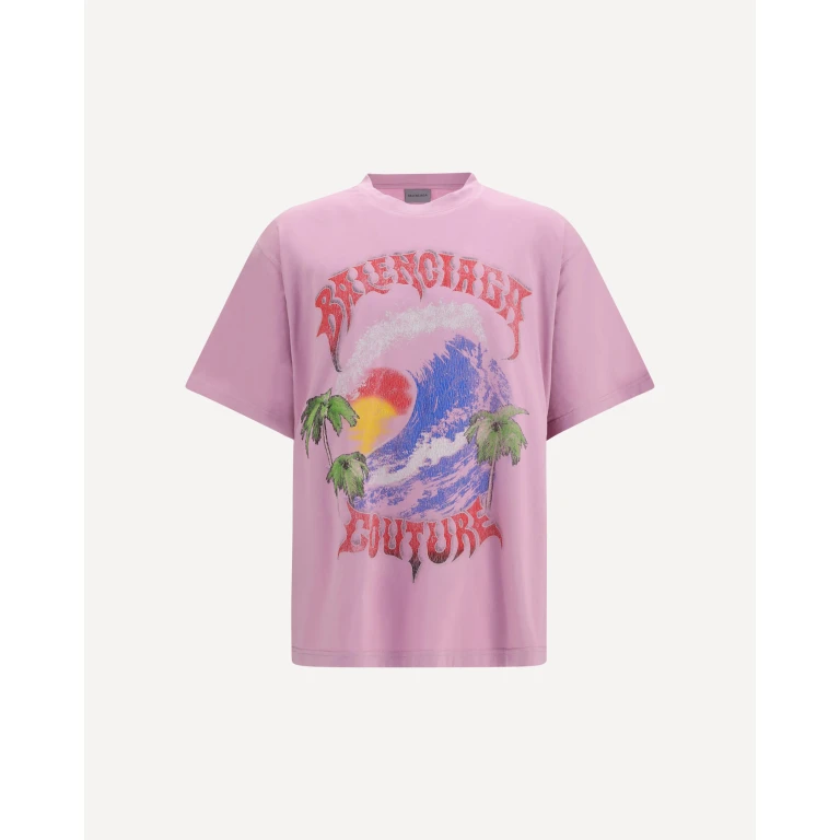 BALENCIAGA Vintage Surfer oversized T-shirt Male L