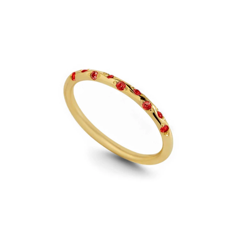 Dainty Constellation Birthstone Ring