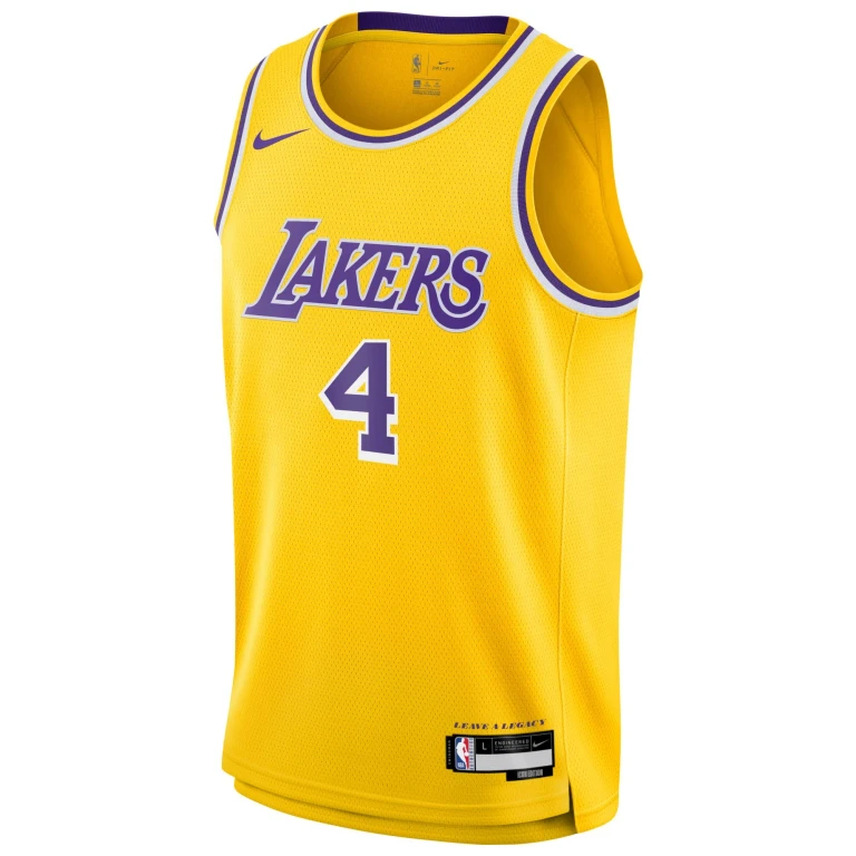 Youth NBA Dalton Knecht #4 La Lakers Swingman Jersey Jerseys