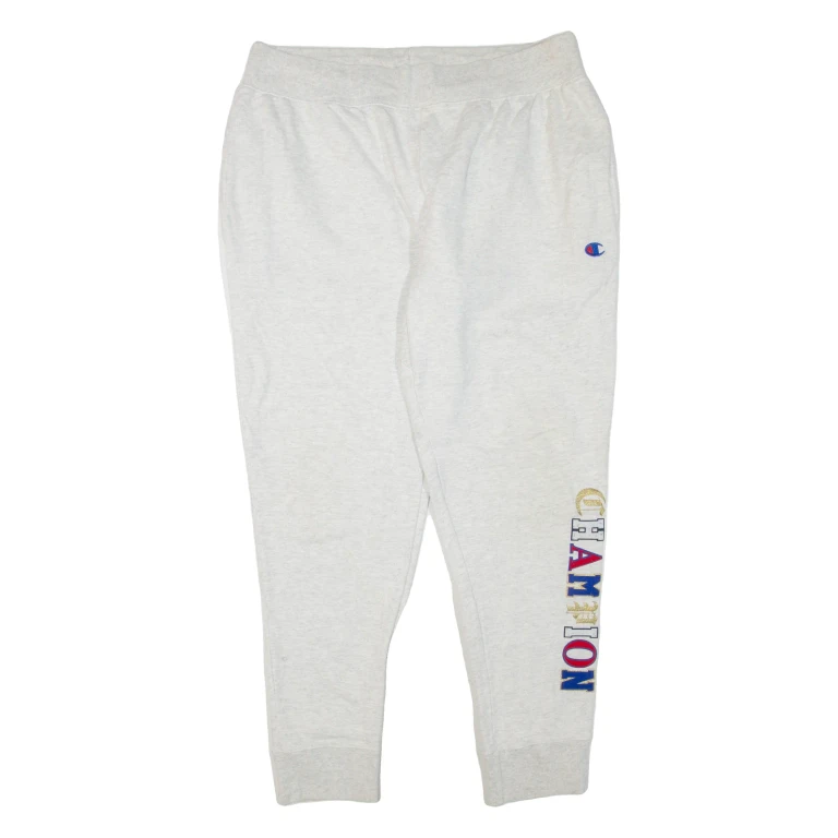 CHAMPION REVERSE WEAVE Mens Joggers Grey Tapered 2XL W38 L32