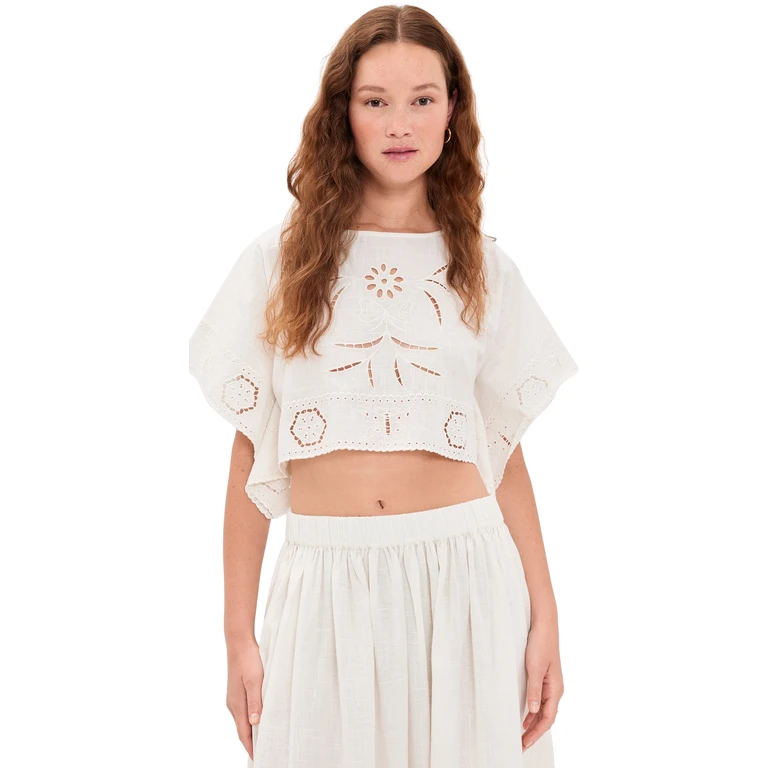 Keira Top White S