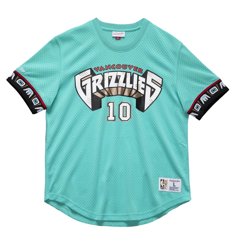 NBA N & N Mesh Top Vancouver Grizzlies 98 Mike Bibby Jerseys