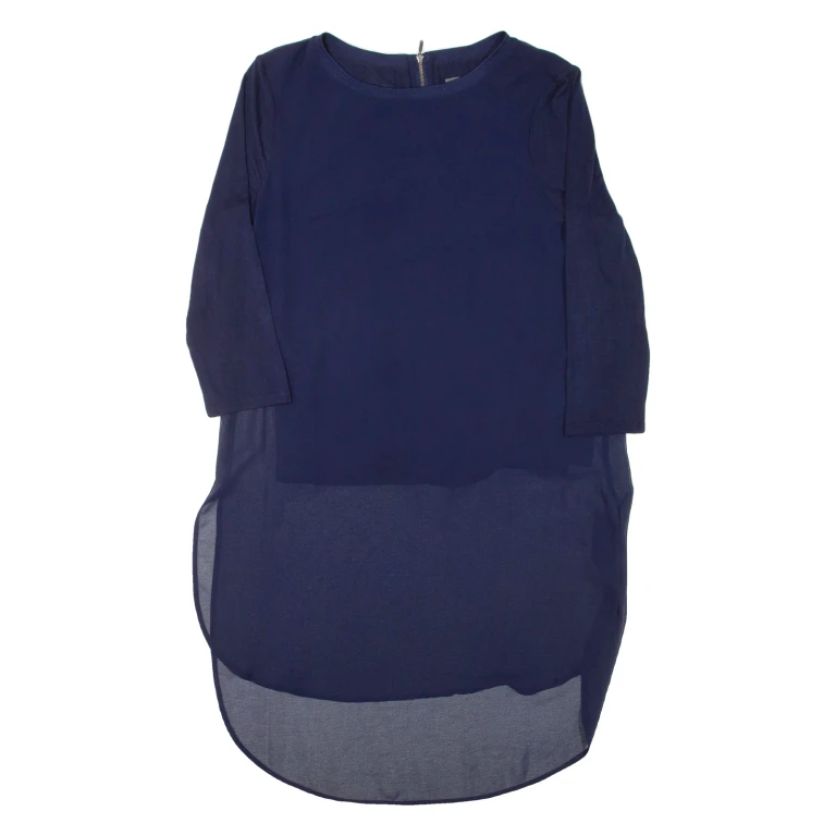 PHASE EIGHT Womens Day Dress Blue Knee Length L