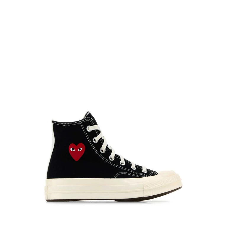 Comme Des Garcons Play Ivory Canvas Comme Des Garã§ons X Converse Sneakers Beige - Men
