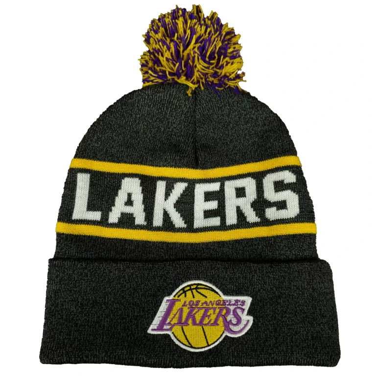 Men's NBA Reload Pom Knit Beanie Lakers Knit Hat